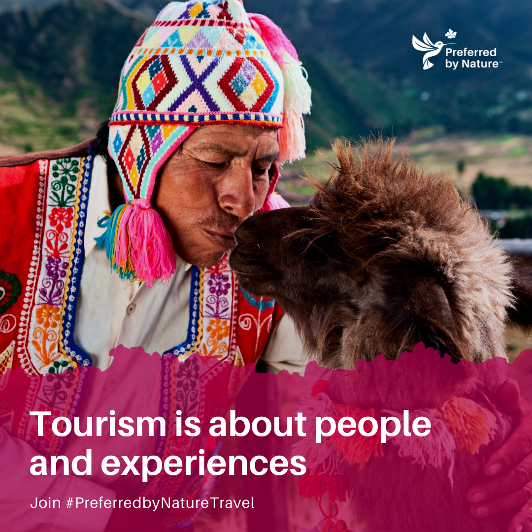 Tourism is about people and experiences.