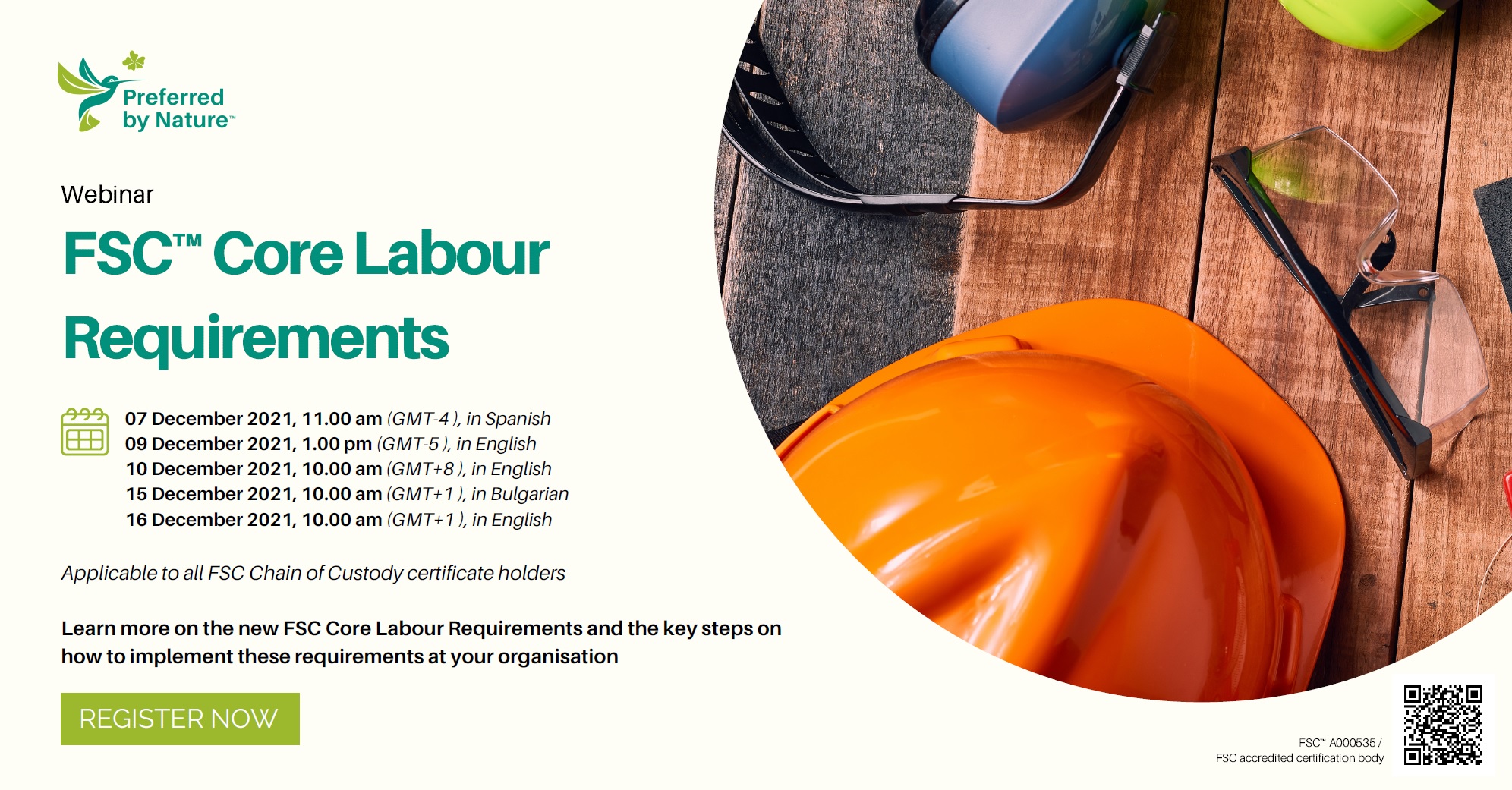 FSC core labour requirements webinar