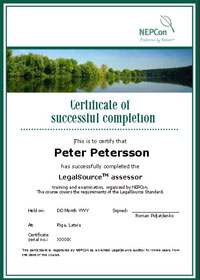 LS certificate