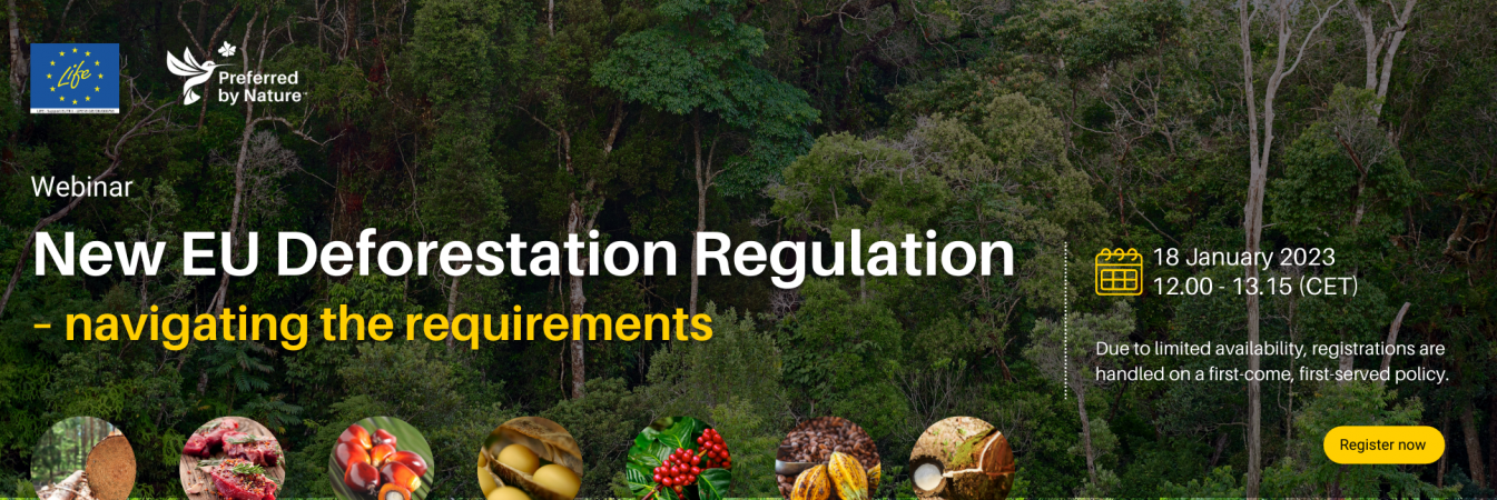 [Webinar] New EU Deforestation Regulation – navigating the requirements