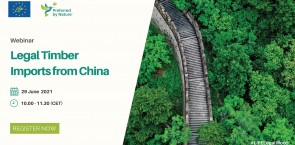Preferred by Nature is hosting a webinar on timber legality issues when importing from China.