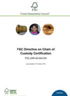 FSC Chain of Custody Directive