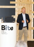 Christian Sloth presenting at BITE Copenhagen