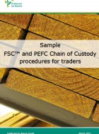 FSC and PEFC CoC procedures