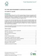 FSC Core labour requirements: Questions and Answers 