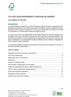 FSC Core labour requirements: Questions and Answers