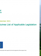 Equatorial Guinea List of Applicable Legislation