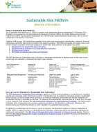 Sustainable Rice Platform - Fact Sheet