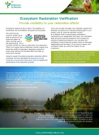 Ecosystem Restoration Verification Info Sheet