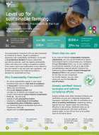 Sustainability Framework Programme Land Use Verification Sales Sheet - Agriculture