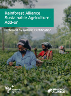 Benchmarking summary & add-on indicators: Sustainability Framework & Rainforest Alliance Sustainable Agriculture Standard